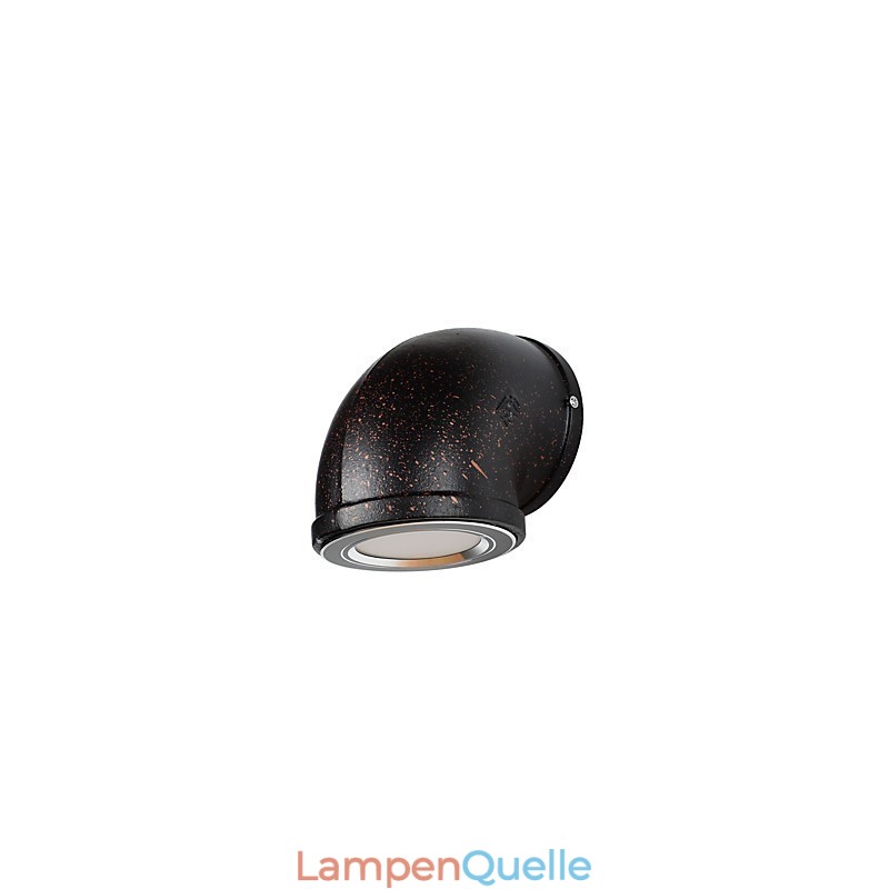 Wandleuchte Wandleuchten Wand Eisen Wandlampe dumm schwarz Lichtschwert Lampe an der Wand