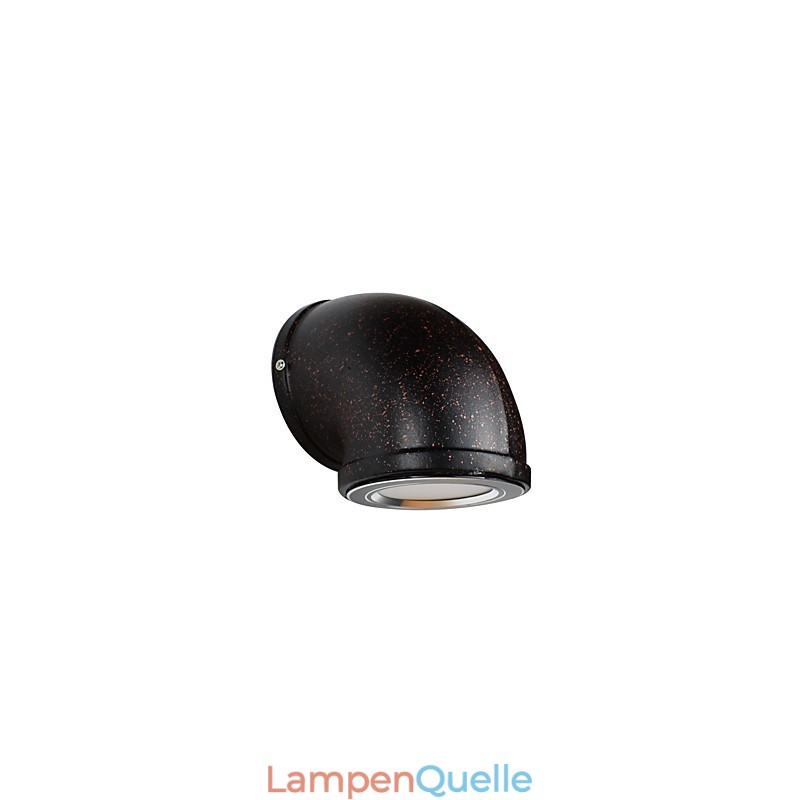 Wandleuchte Wandleuchten Wand Eisen Wandlampe dumm schwarz Lichtschwert Lampe an der Wand