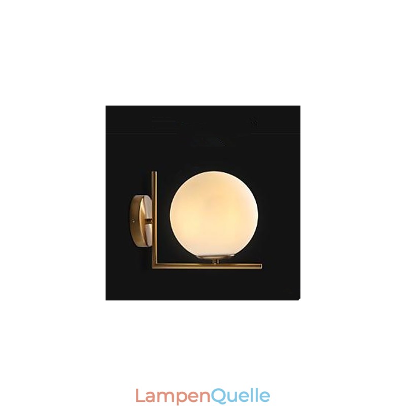 Zeitgenössische und vertraglich vereinbarte Glaswandlampe Schmiedeeisen Individualität