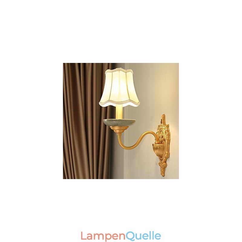 Einfaches Landhaus, traditionelles klassisches Messing-Feature für Wandleuchten im Mini-Stil, Uplight-Wandleuchter
