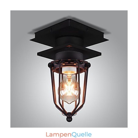 Retro Schmiedeeisen Wandleuchte Einzelkopf Antike Reminiszenzlampe Loft Amerikanische Eisen Vintage Kleine Käfige Deckenleuchte Retro Schmiedeeisen Wandleuchte Einzelkopf Antike Reminiszenzlampe Loft Amerikanische Eisen Vintage Kleine Käfige Deckenleuchte
