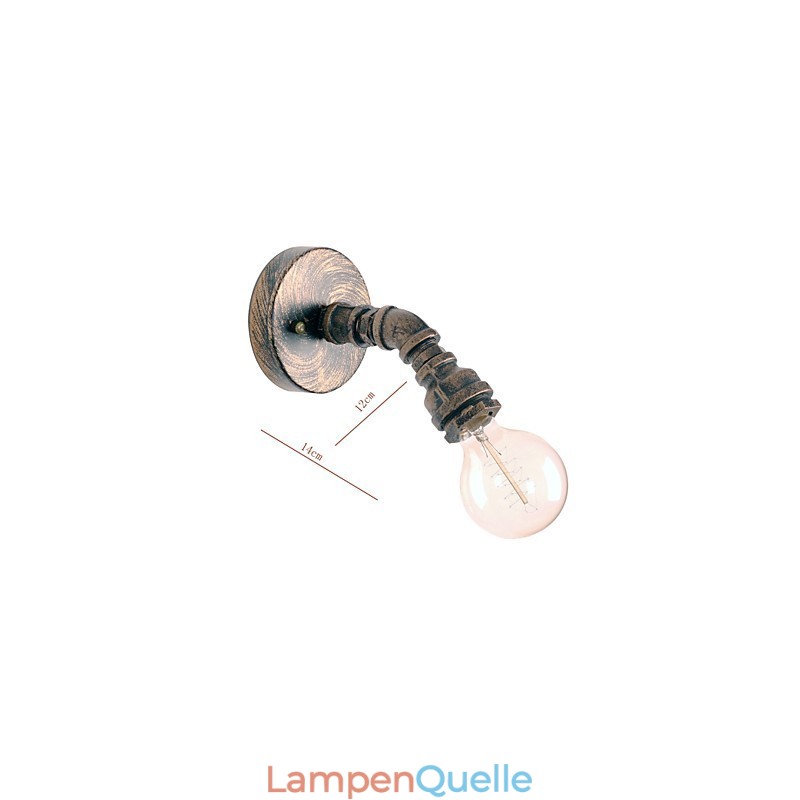 Antike einfache Vintage Country traditionelle klassische Malerei Feature für Mini-Stil Downlight Wandleuchten Wandleuchte