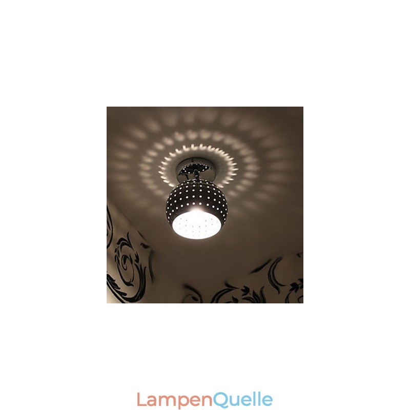 Kreative poröse Kugel ästhetische Reflexion absorbieren Kuppel Licht Schmiedeeisen Lampe