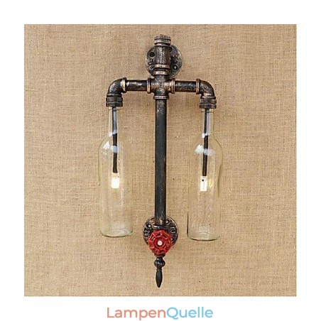 Amerikanischen Themen Restaurant Bar Eisen Mit Schalter Wasser Rohr Wein Flasche Wand Lampe Transparent Amerikanischen Themen Restaurant Bar Eisen Mit Schalter Wasser Rohr Wein Flasche Wand Lampe Transparent