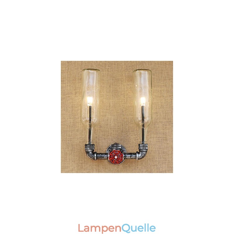 Retro Industrielle Windschalter Wasserflasche Wandlampe Wandleuchte