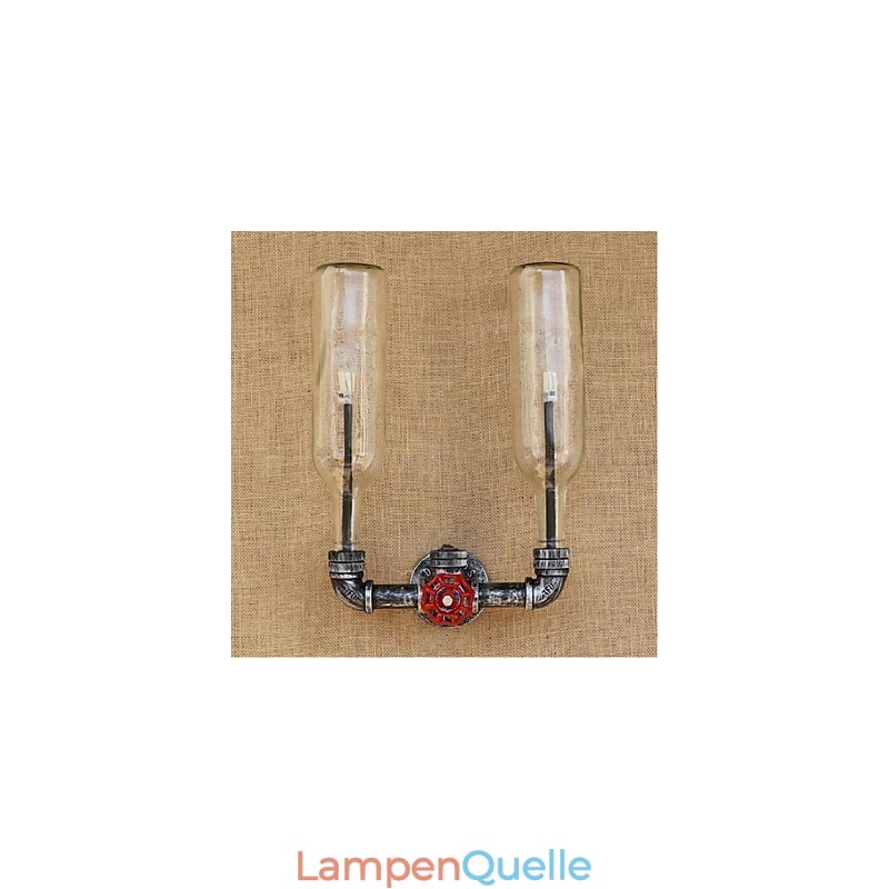 Retro Industrielle Windschalter Wasserflasche Wandlampe Wandleuchte