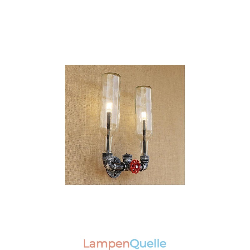 Retro Industrielle Windschalter Wasserflasche Wandlampe Wandleuchte
