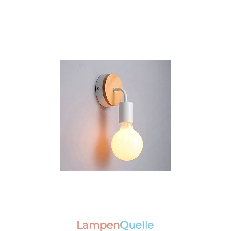 Moderne minimalistische kreative Persönlichkeit Holz Eisen Lampe Korridor Balkon Schlafzimmer Nacht Eisen Wandlampe