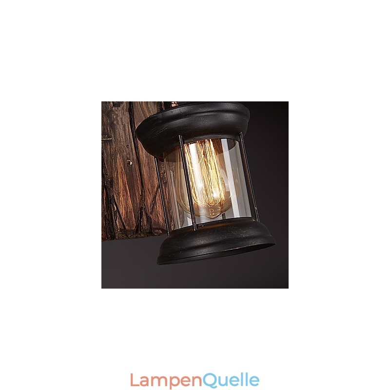 Einkopf-Industrie-Vintage-Retro-Wandleuchte aus Holz und Metall, Farbe zum Dekorieren von Wandleuchten im Home-Hotel-Korridor