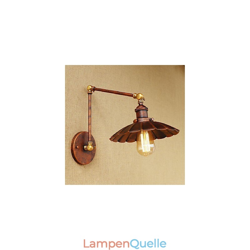 Lange arm Halb rost Retro Kreative Nostalgische Versenkbare Klapp Wandleuchten Wand Licht