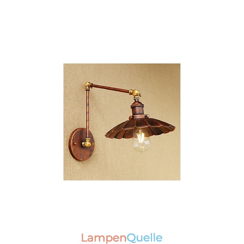 Lange arm Halb rost Retro Kreative Nostalgische Versenkbare Klapp Wandleuchten Wand Licht