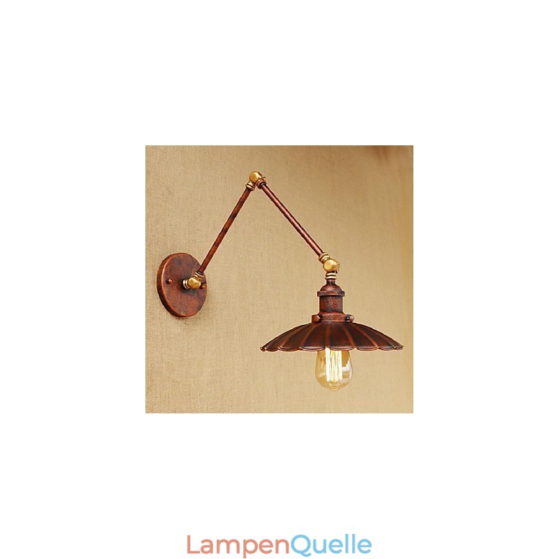 Lange arm Halb rost Retro Kreative Nostalgische Versenkbare Klapp Wandleuchten Wand Licht