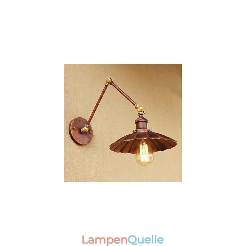 Lange arm Halb rost Retro Kreative Nostalgische Versenkbare Klapp Wandleuchten Wand Licht