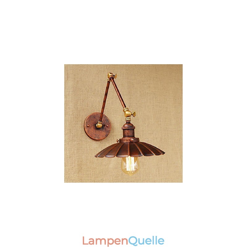 Lange arm Halb rost Retro Kreative Nostalgische Versenkbare Klapp Wandleuchten Wand Licht