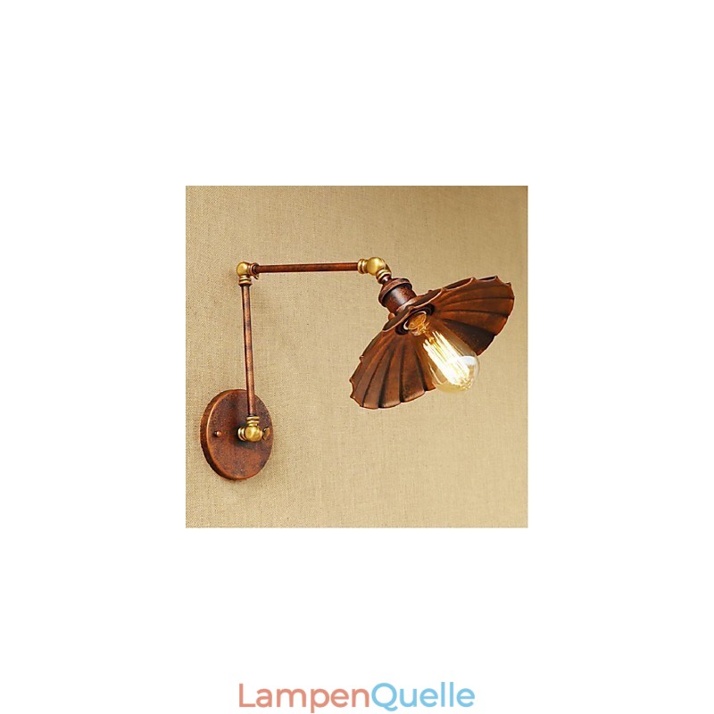 Lange arm Halb rost Retro Kreative Nostalgische Versenkbare Klapp Wandleuchten Wand Licht