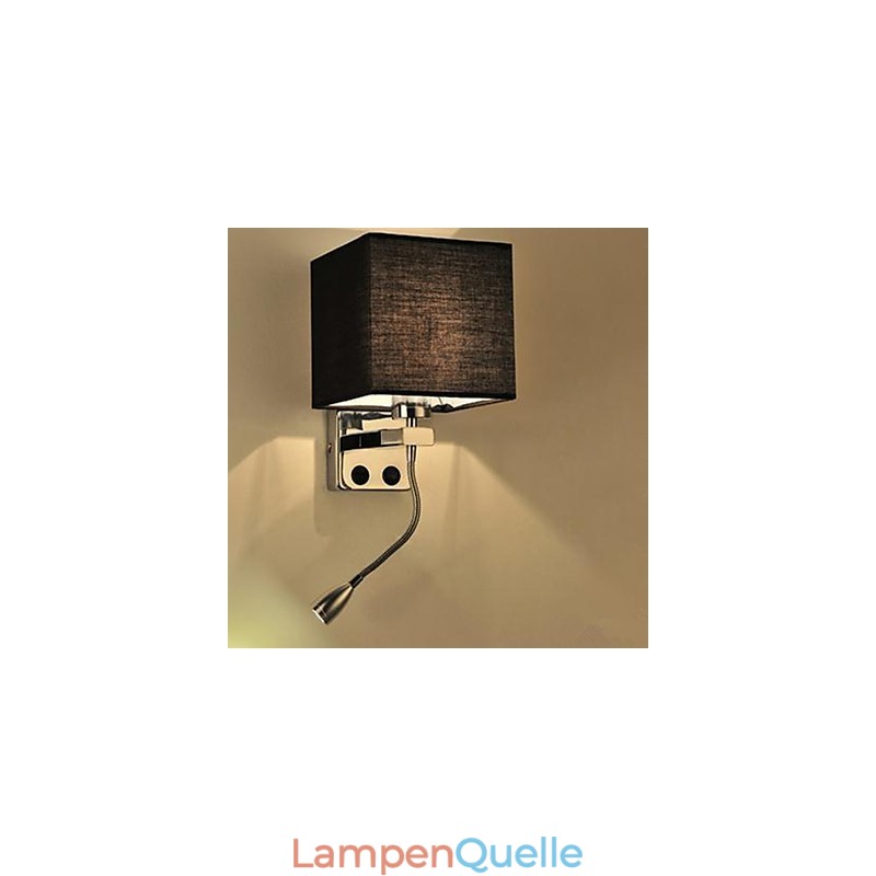 Die moderne Hotelzimmer-Leselampe aus Stoff für Flur und Balkon, Nachttischlampe