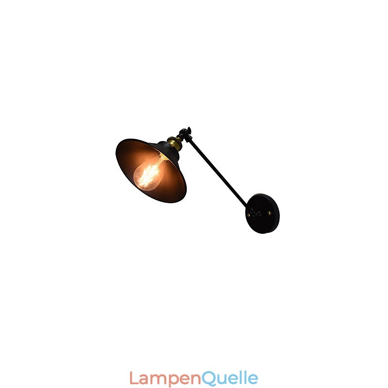 Buzz Wand Eisen Wandlampe Dumme schwarze Lichtschwertlampe an der Wand