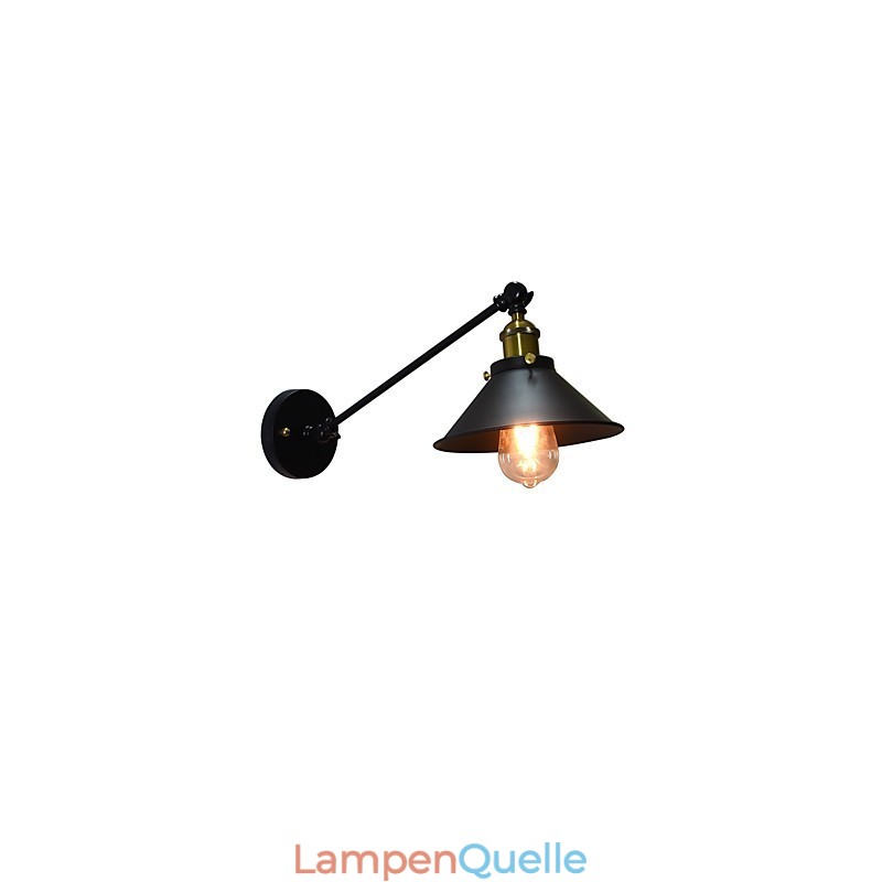 Buzz Wand Eisen Wandlampe Dumme schwarze Lichtschwertlampe an der Wand