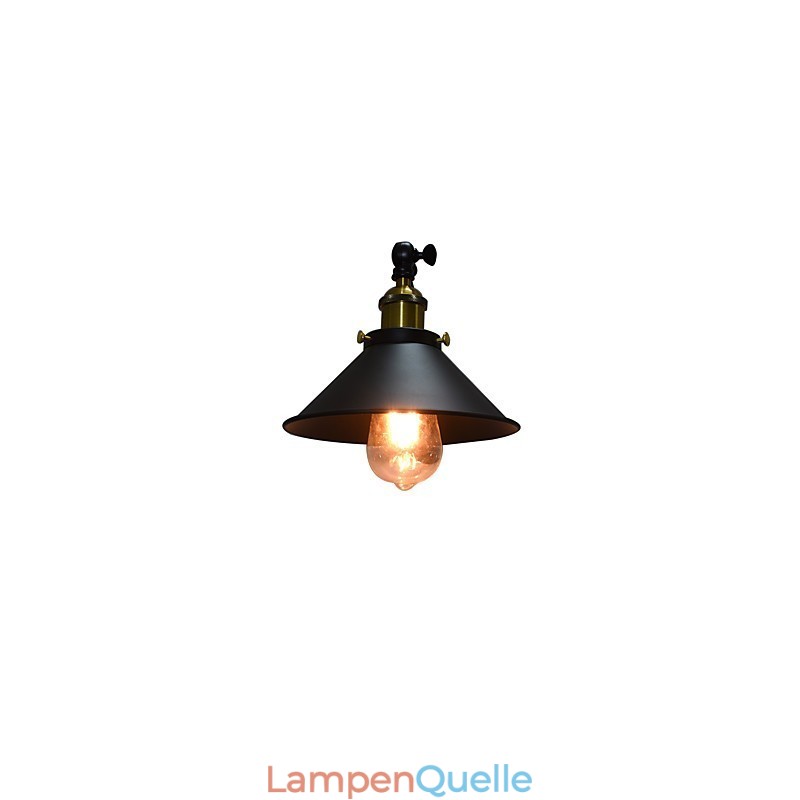 Buzz Wand Eisen Wandlampe Dumme schwarze Lichtschwertlampe an der Wand