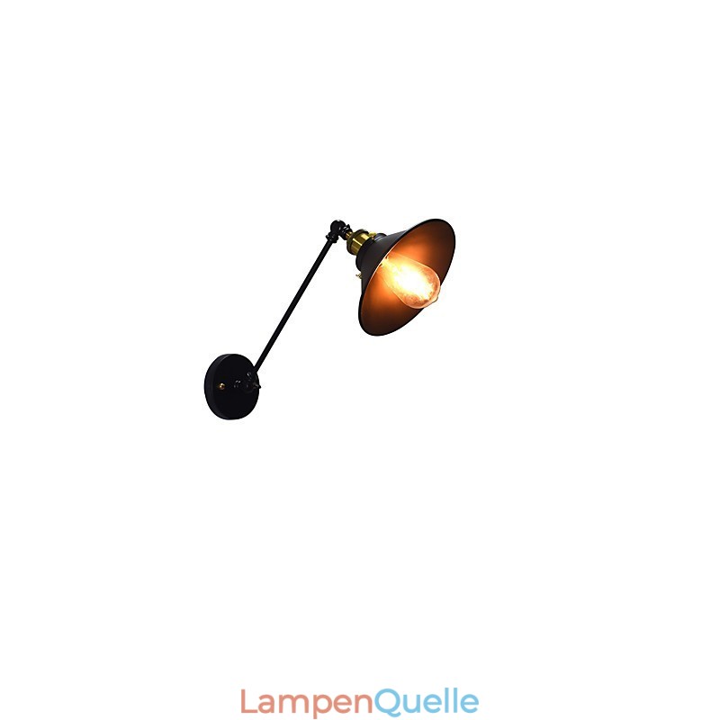 Buzz Wand Eisen Wandlampe Dumme schwarze Lichtschwertlampe an der Wand