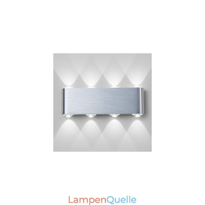 Moderne Licht Aluminium Unterputz Wandleuchte Integrierte