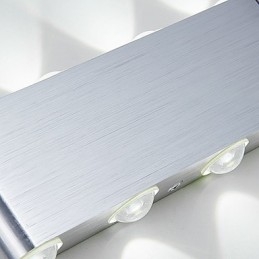 Moderne Licht Aluminium Unterputz Wandleuchte Integrierte