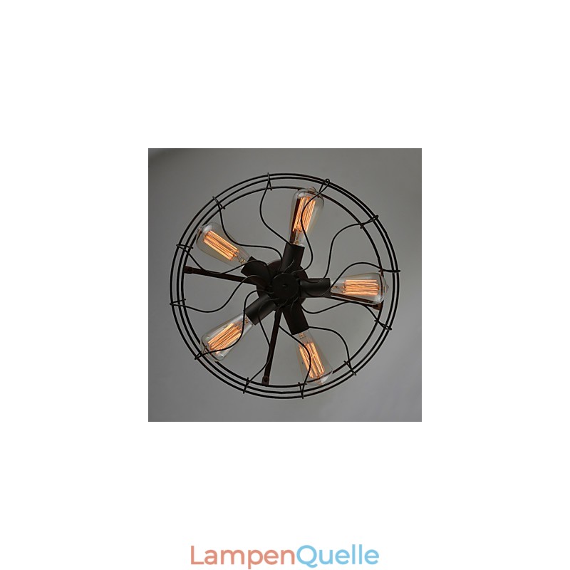 Die amerikanische Country Industrial Designer Lampe personalisierte Lampe europäischen Retro Fan Deckenleuchten