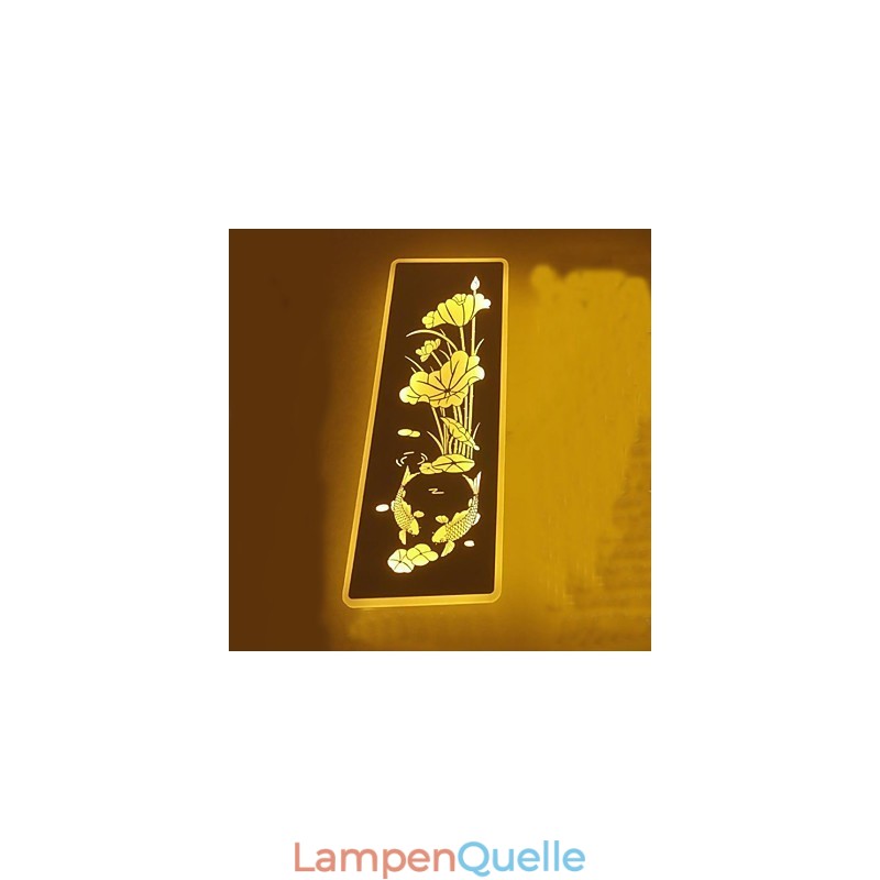 Integrierte moderne zeitgenössische moderne zeitgenössische Malerei-Funktion für Ambient Light Wandleuchten