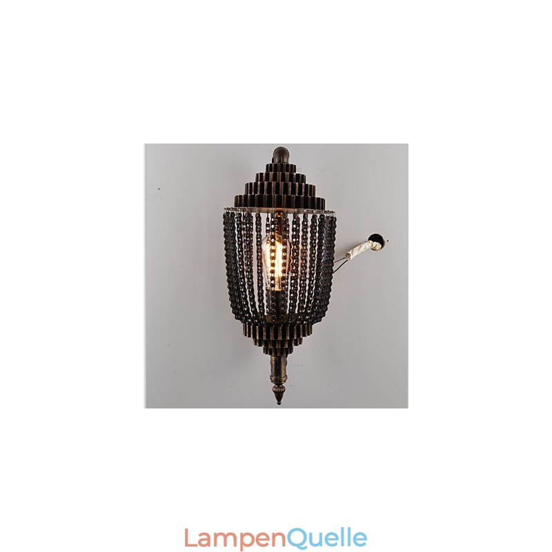 Vintage Eisen Industrielle Wind Shop Gear Lampe
