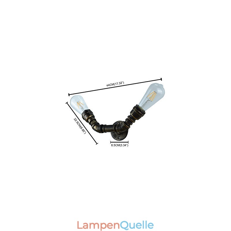 Rustikale Lodge Traditionelle Klassische Wandleuchte aus antikem Messing für Umgebungslicht