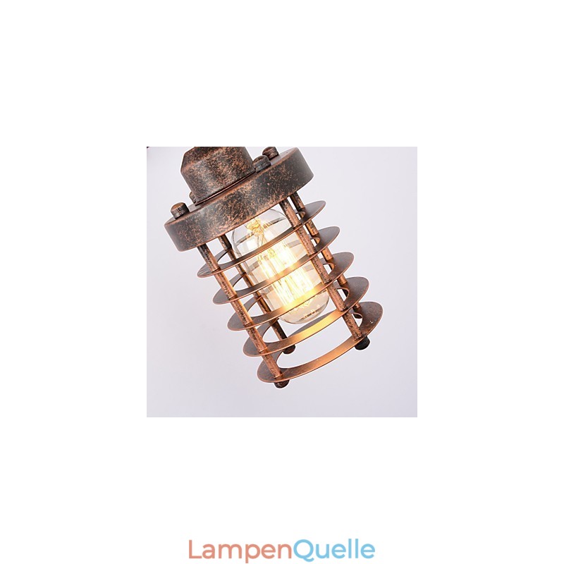 Industrielle Retro Eisen Wandleuchte Kreative Persönlichkeit Lift Pully Wandleuchte