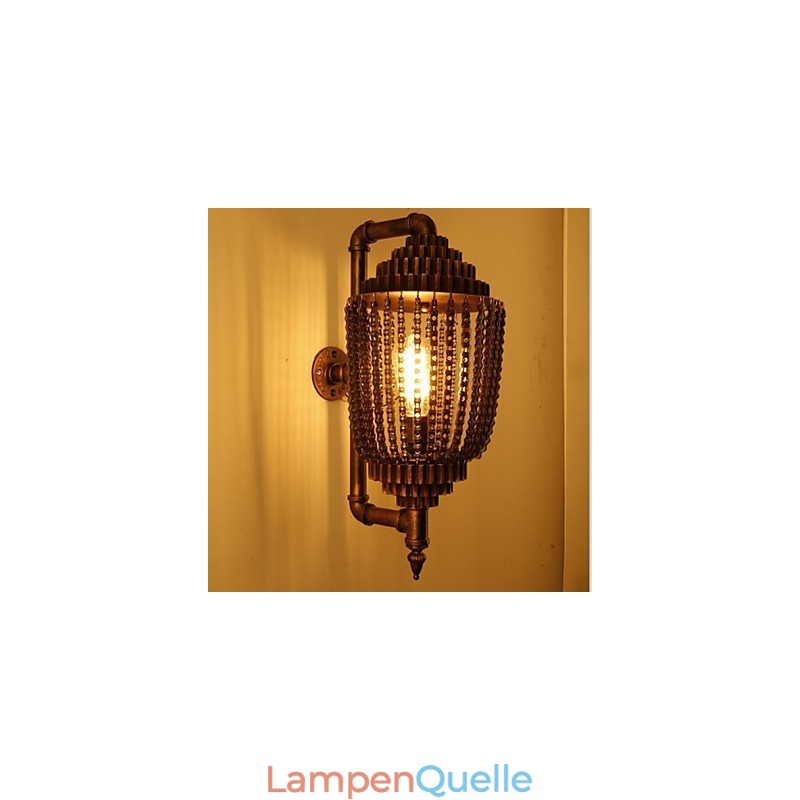 Vintage Eisen Industrielle Wind Shop Gear Lampe