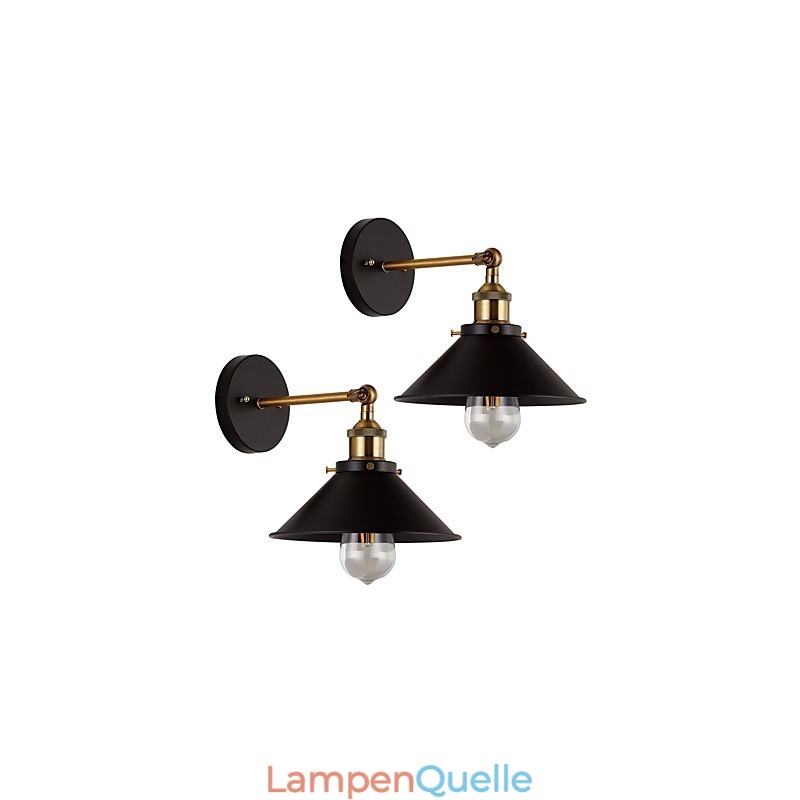 2 stücke Metall Wandleuchten Industrielle Wand Licht Vintage Edison Einfachheit Lampe für Cafe Club Bar Beleuchtung