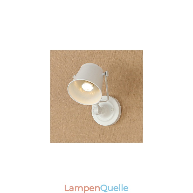 Wandleuchte aus lackiertem Stahl, dumme schwarze amerikanische Kaffeedekoration, Retro-Wandleuchte, Lichtschwertlampe an der Wand