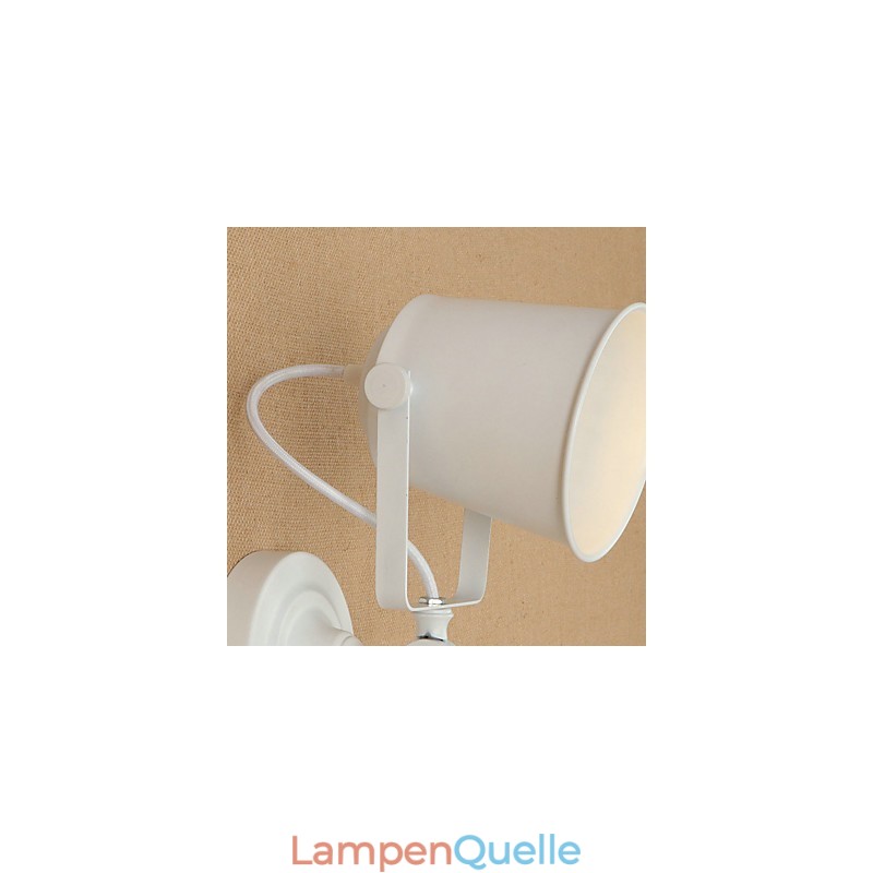 Wandleuchte aus lackiertem Stahl, dumme schwarze amerikanische Kaffeedekoration, Retro-Wandleuchte, Lichtschwertlampe an der Wand
