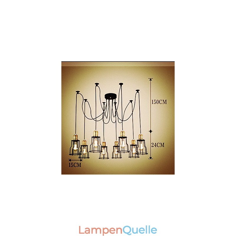 Country Designers Malerei Metall Kronleuchter