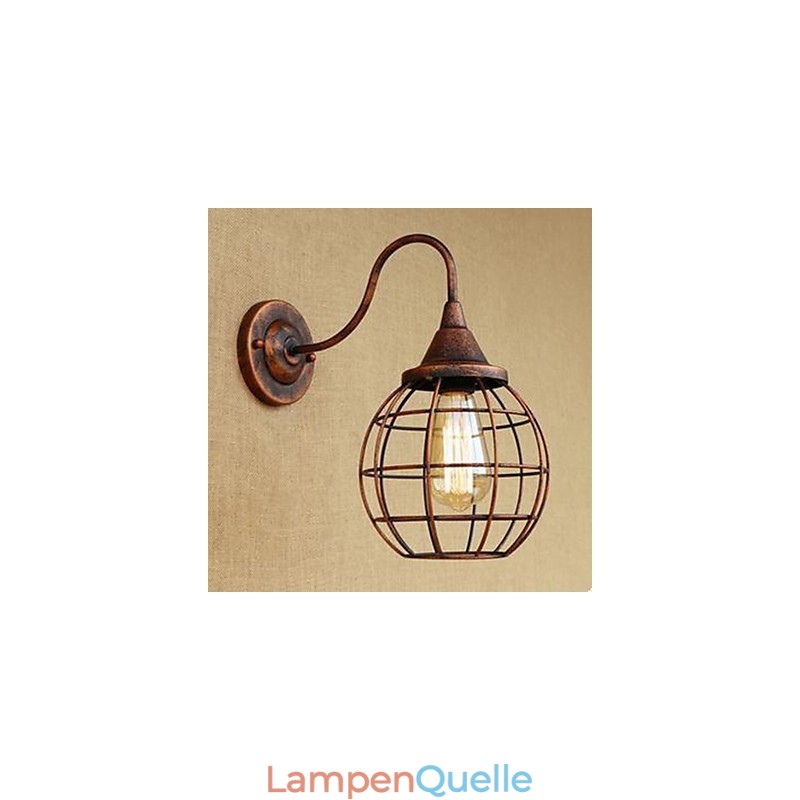 Eisen Kunst RETRO Rost Farbe Studie lLiving Zimmer Nacht Amerikanischen Wand Lampe