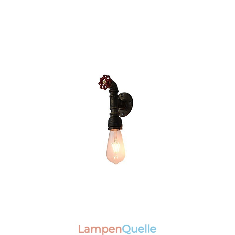 Wandleuchte Wandleuchten Wand Eisen Wandlampe dumme schwarze Lichtschwertlampe an der Wand