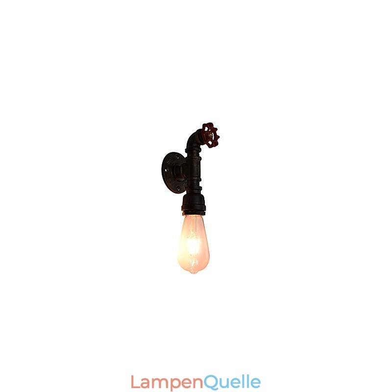 Wandleuchte Wandleuchten Wand Eisen Wandlampe dumme schwarze Lichtschwertlampe an der Wand