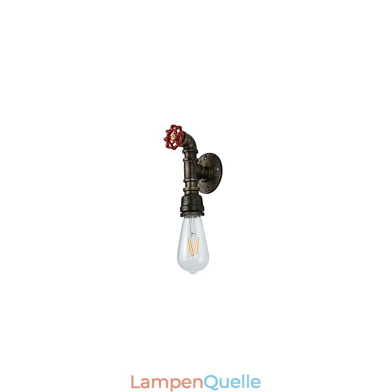 Wandleuchte Wandleuchten Wand Eisen Wandlampe dumme schwarze Lichtschwertlampe an der Wand