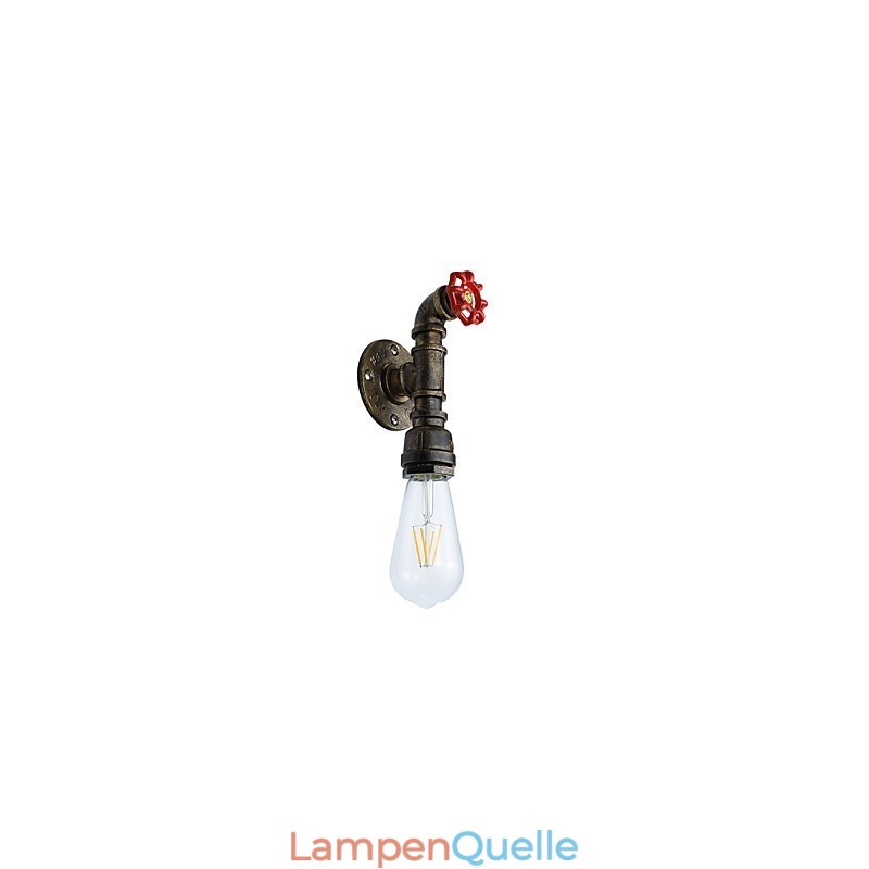 Wandleuchte Wandleuchten Wand Eisen Wandlampe dumme schwarze Lichtschwertlampe an der Wand