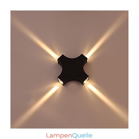 Integrierte einfache Neuheit Country-Funktion für Augenschutz Umgebungslicht Wandleuchten Cross Star Outdoor wasserdichte Hof-Wandlampe