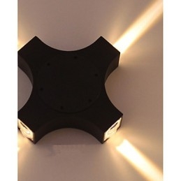 Integrierte einfache Neuheit Country-Funktion für Augenschutz Umgebungslicht Wandleuchten Cross Star Outdoor wasserdichte Hof-Wandlampe