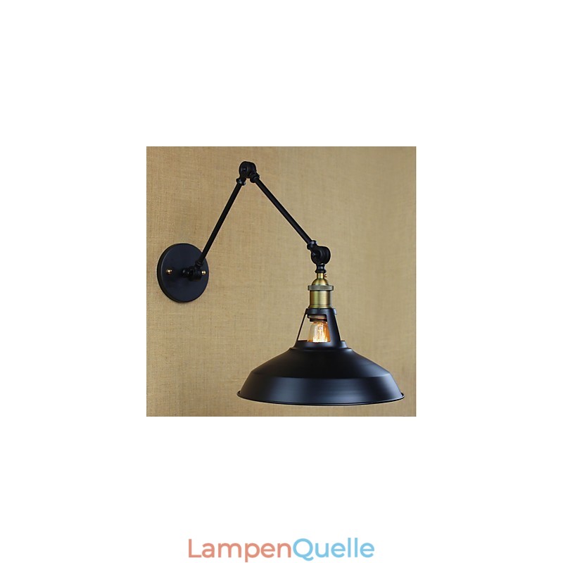 Langer Arm Halb rostig Industriell Retro Nostalgisch Versenkbare Klappwandleuchter Wandleuchte