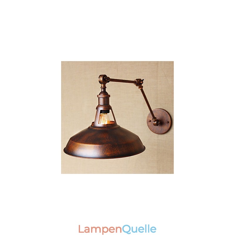 Langer Arm Halb rostig Industriell Retro Nostalgisch Versenkbare Klappwandleuchter Wandleuchte