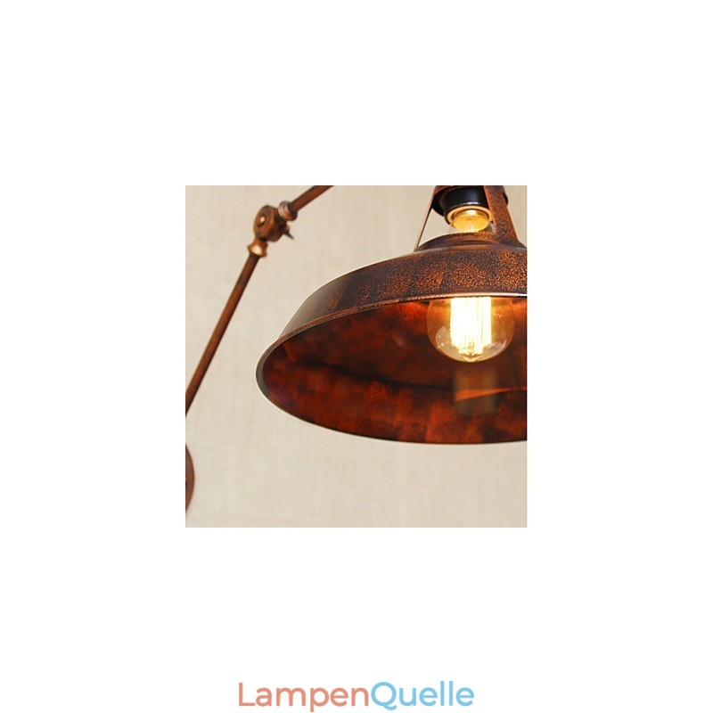 Langer Arm Halb rostig Industriell Retro Nostalgisch Versenkbare Klappwandleuchter Wandleuchte