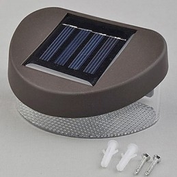 Weißes Licht Solar Licht Pfad Wand Landschaft Montieren Garten Zaun Licht
