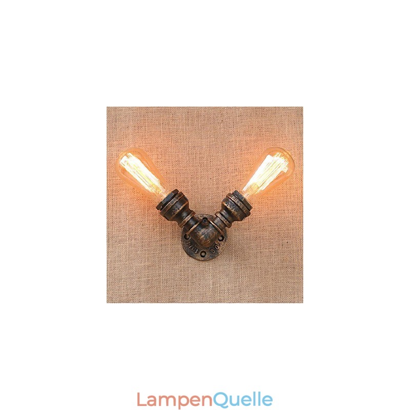 Nostalgie Einfache Wasserleitung Dekorative Kleine Wandleuchte Wandleuchte