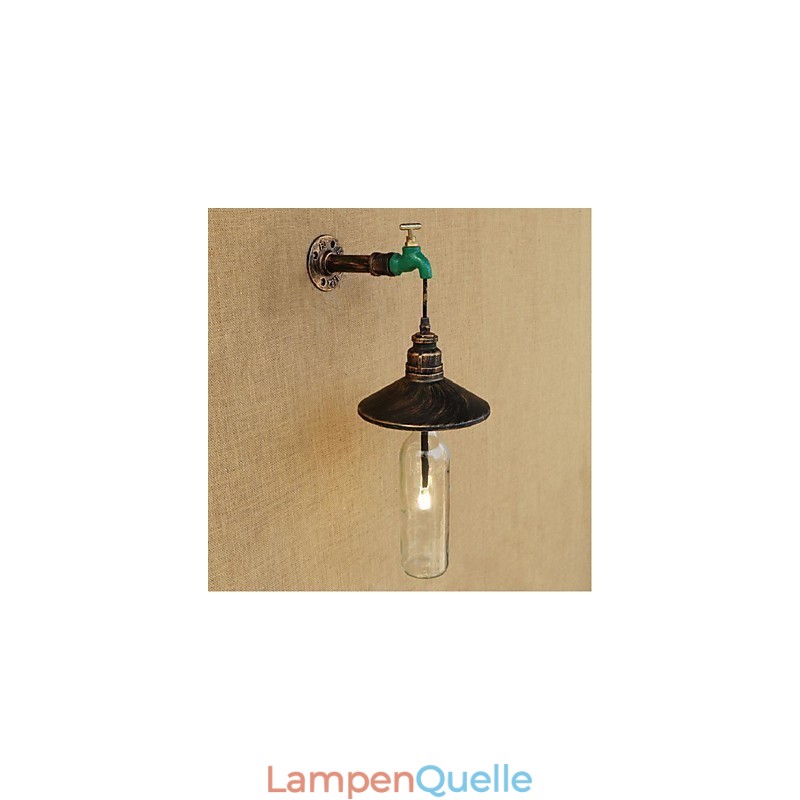 Edison Retro Dekorative Wasserpfeife Weinflasche Wandleuchte Wandleuchte