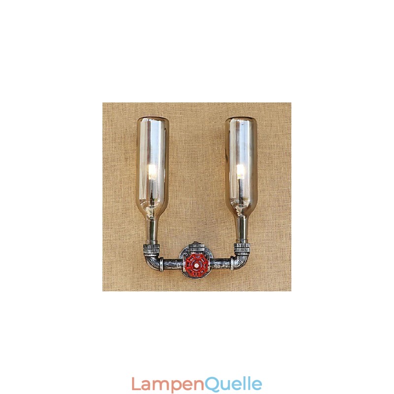 Wasserflasche Wandleuchte Wandleuchte Grau